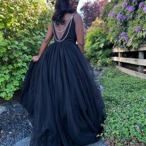 Ieena Black formal dress